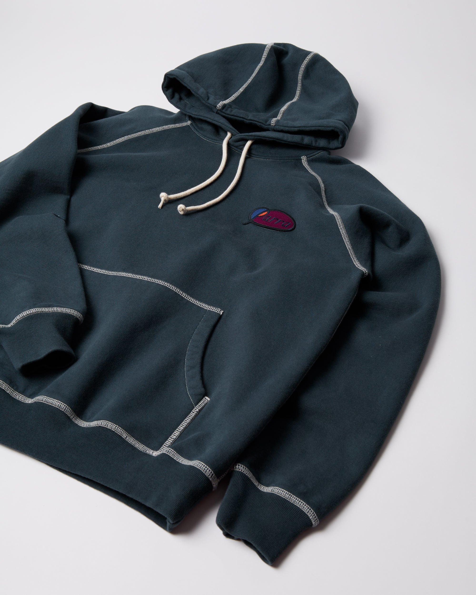 Circled script logo hooded sweatshirt - Image 6