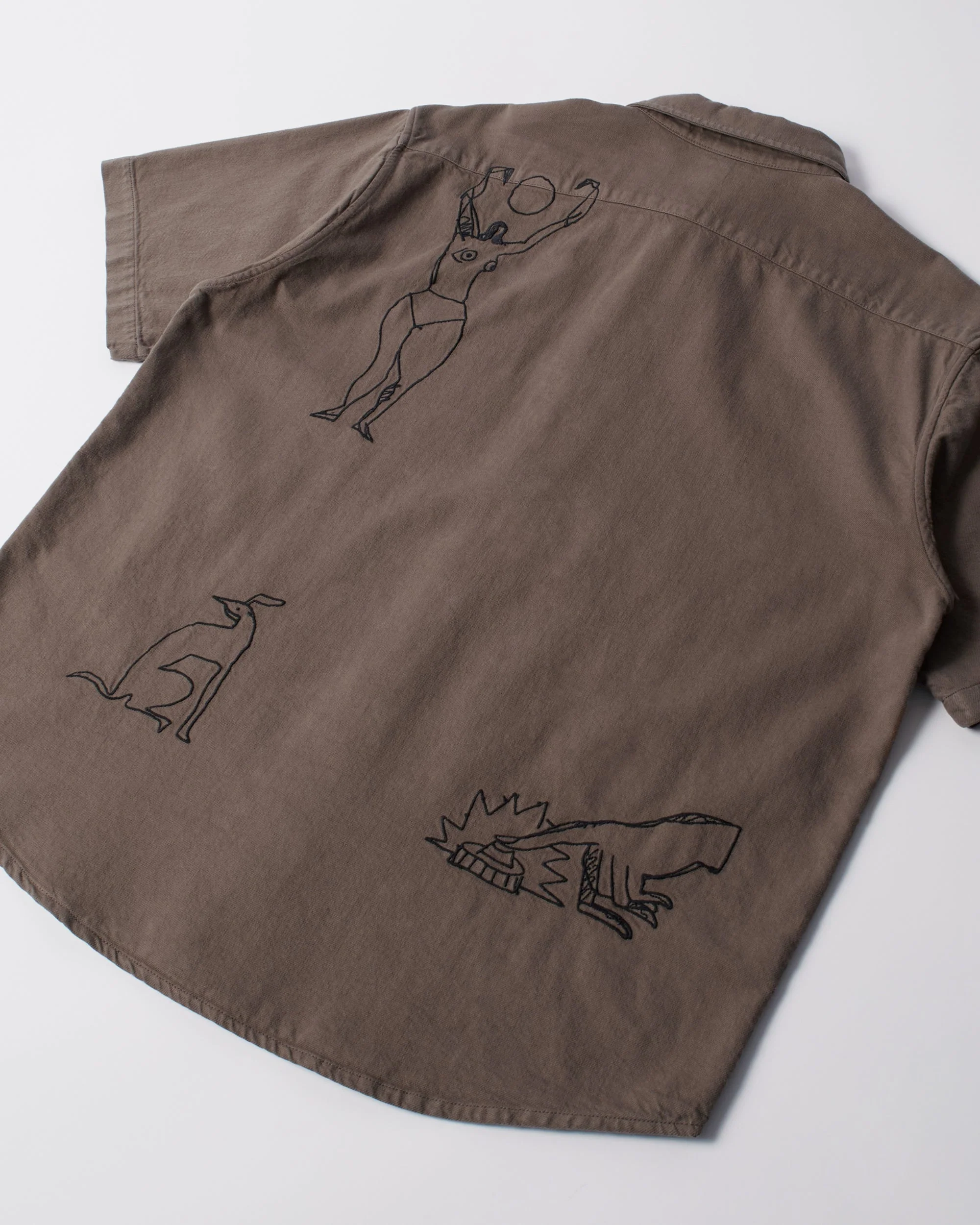 Crooked face short sleeve shirt - Image 13