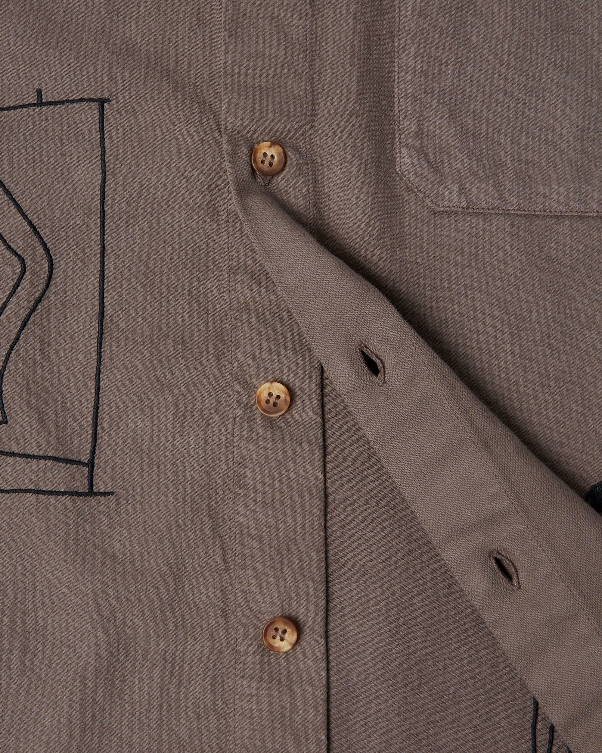 Crooked face short sleeve shirt - Image 8