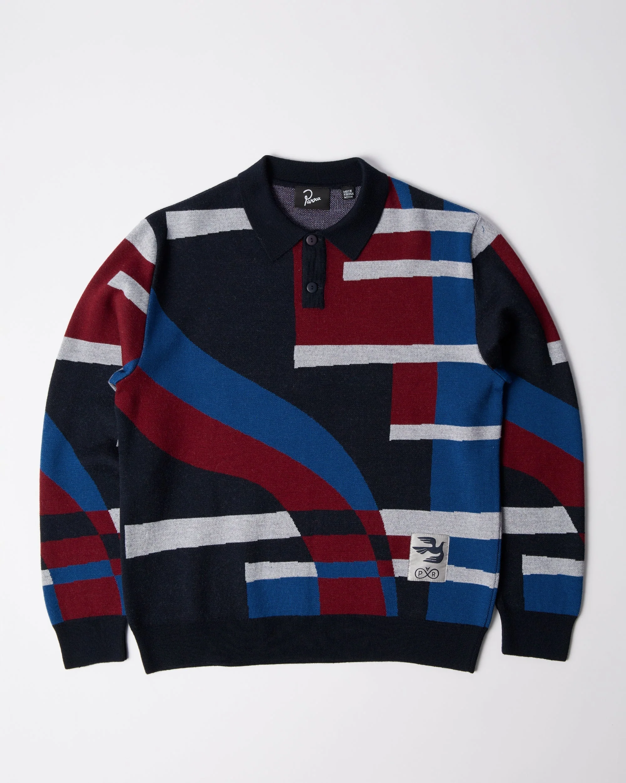 Vertical forest knitted polo - Image 2