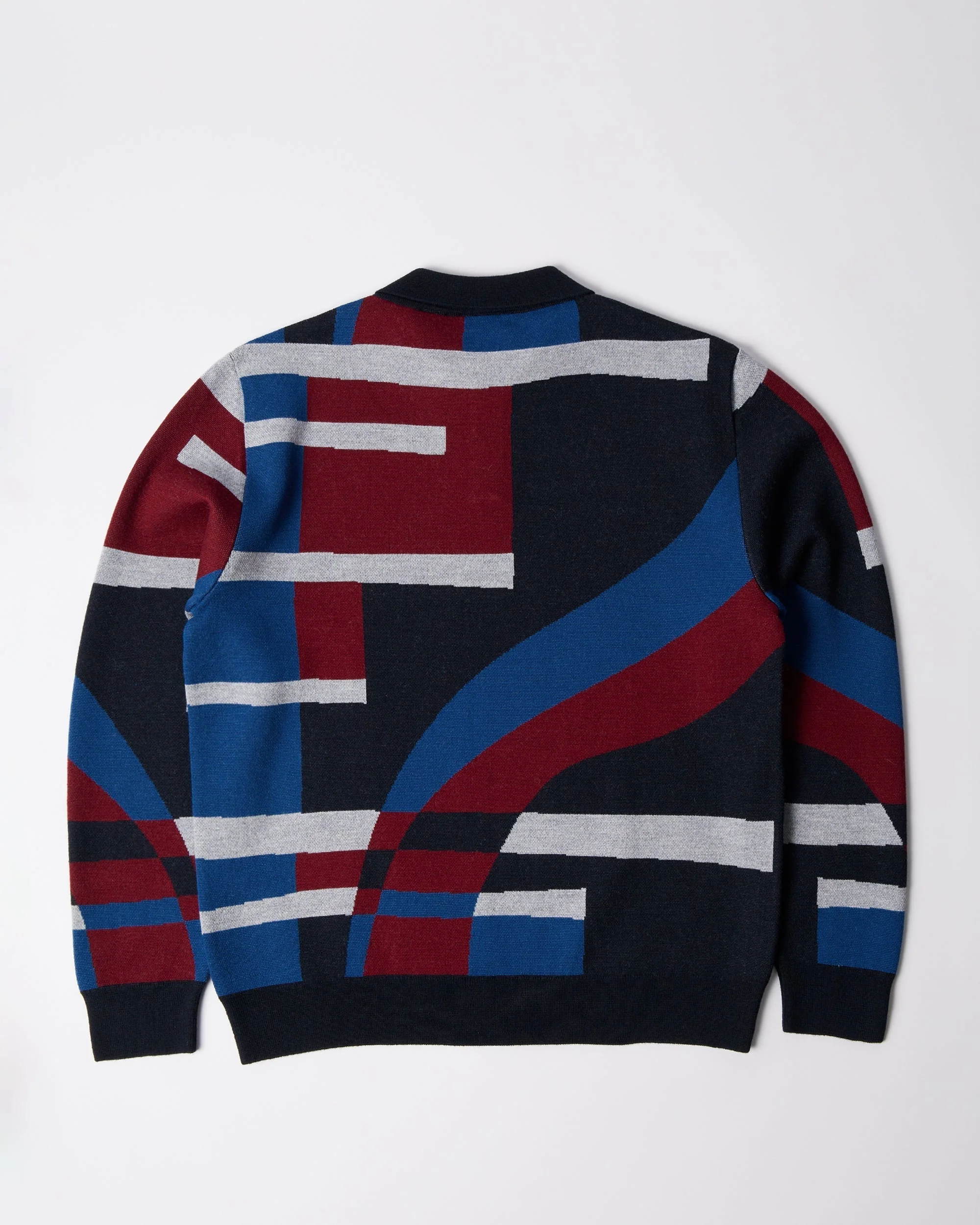 Vertical forest knitted polo - Image 3