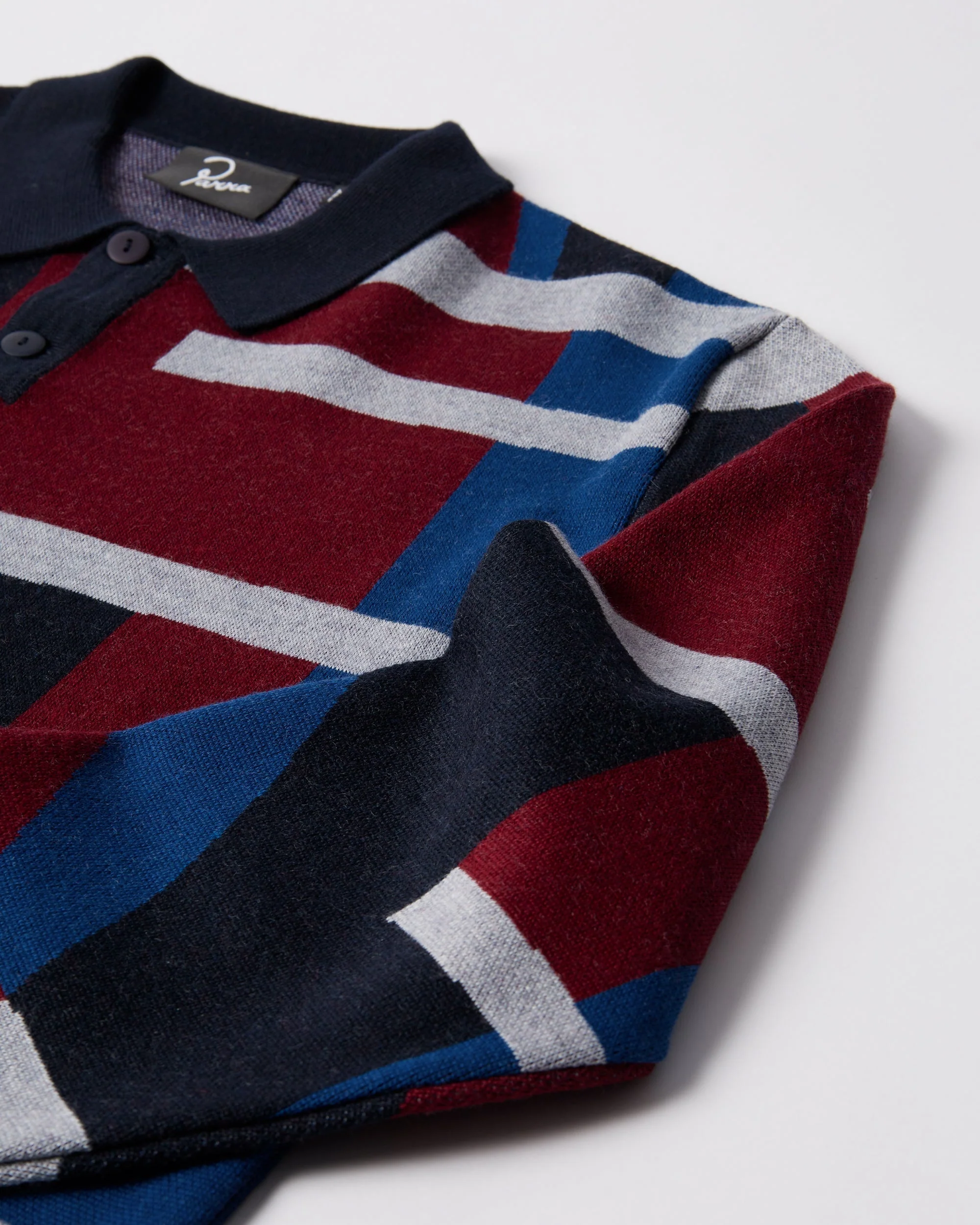 Vertical forest knitted polo - Image 6