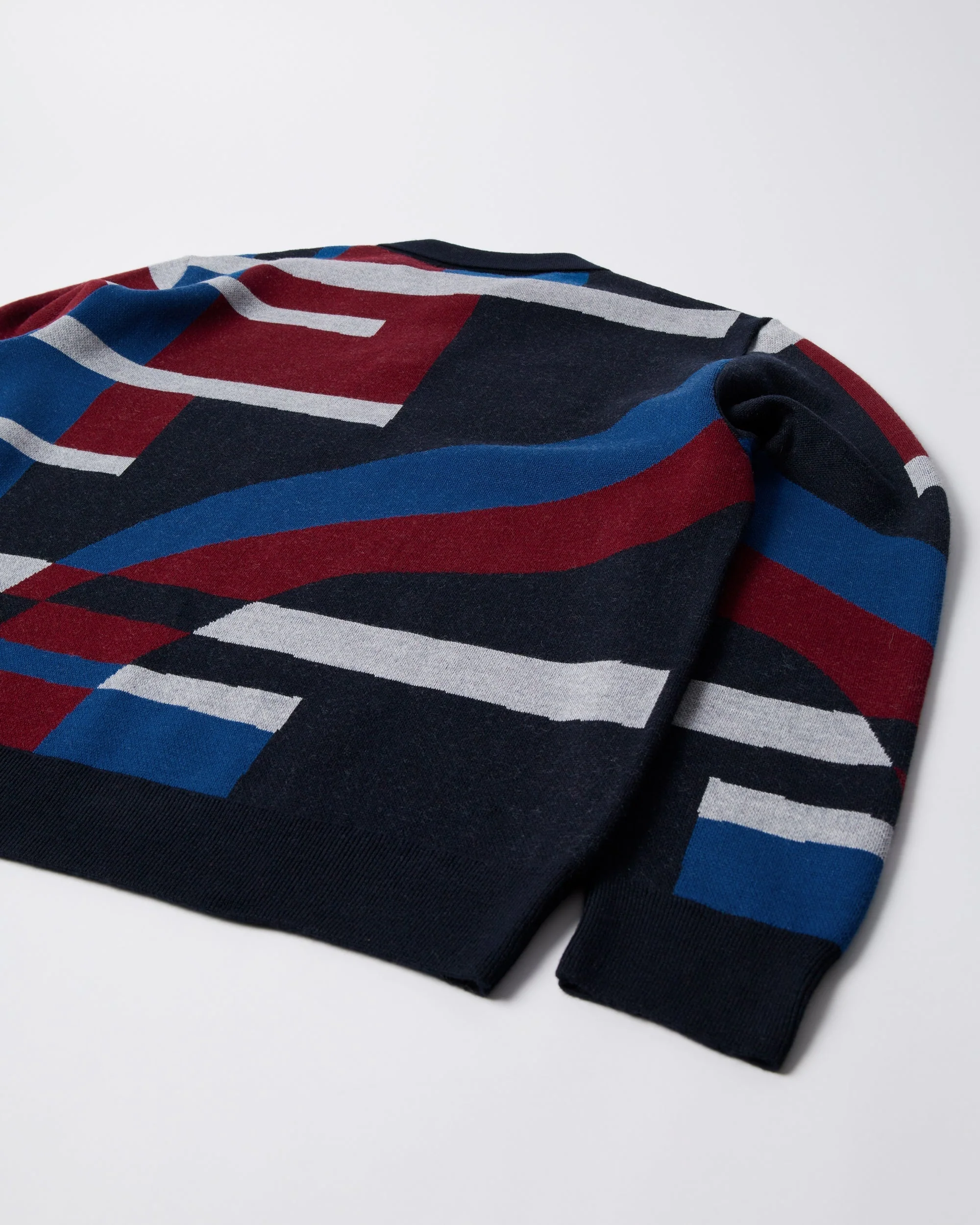 Vertical forest knitted polo - Image 9